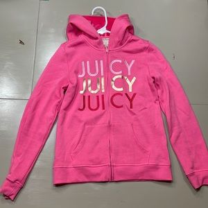 Juicy Couture Kids zip up jacket, Pink
